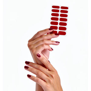 GeliQ Gel Nail Strips - Bordeaux Dreams