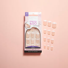 PRESS & GO FRENCH LOOK ROSA KORT SQUARE