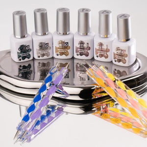 NEW! GeliQ Effects Metallic Marble Silver 10129